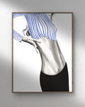 Blue insecurity Print