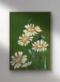 Daises in oils print